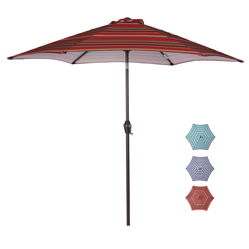 Parasol Tahire 102,76 avec contrepoids inclus, Rouge