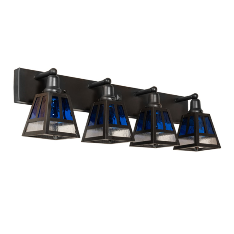 "T" Mission 4 - Light Vanity Light, Blue/White