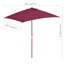Parasol de marché rectangulaire 59,1 "x 78,7"-132433462