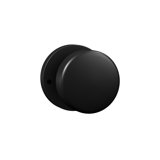 Bravura 936-6 Nashville Privacy Knob on Round Contemporary Rose in Matte Black