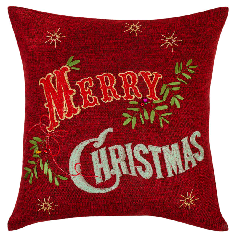 Floral Reversible Throw Pillow