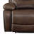 Brown Leather-Gel Match With Recliner Function Chair