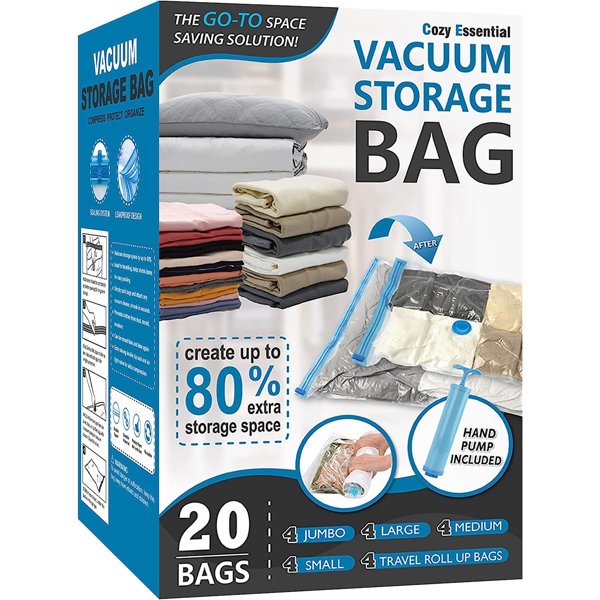 35*50cm Roll Up Compression Vacuum Storage Bags Travel Home