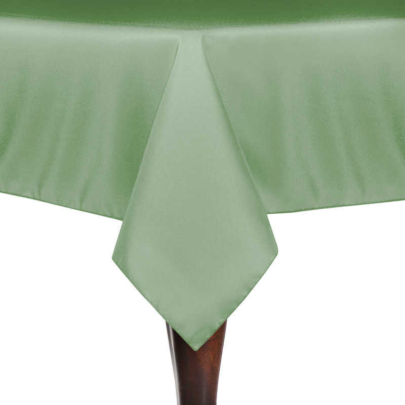 Solid Color Square Tablecloth, 2, 84" x 60", Sage