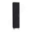Storage Cabinet 71"H With 5-Tier Shelf, 3 Broom Hangers And Metal Hardware, Black