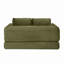 Canapé-lit pliant convertible 2-en-1, canapé-lit en velours côtelé avec 2 * coussins, causeuse modulaire rembourrée et désossée avec lit escamotable, canapé-lit pliant modulaire pour le salon-1036431499