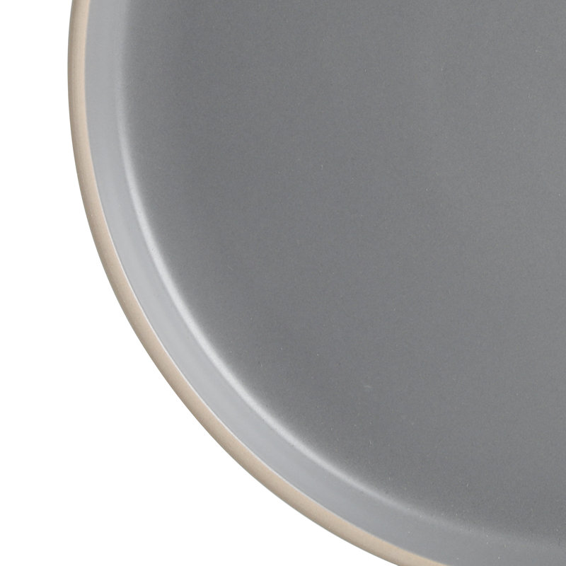 Everyday Essential 12 Piece Dinnerware Set, Service for 4, Cool Gray