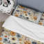 Ensemble de housse de couette dorée et blanche Vintage Poppy Dreams-821279304