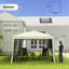 Auvent avec filet 10 'x 10' Zermeno, moustiquaire instantanée, tentes pour fêtes
