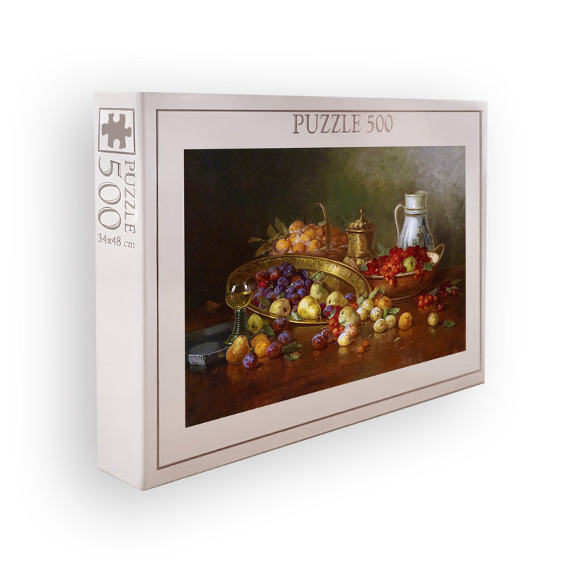 500-Piece Puzzle, 100% Cardboard, 18.9 x 13.4 inches | Box Size: 13.2 x 9.1 x 2.0 inches | Perfect for Family Fun & Relaxation, High-Quality, Durable Pieces for Easy Assembly, Ideal Gift for Puzzle Lovers