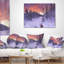 Coussin lombaire paysage en Laponie finlandaise en hiver