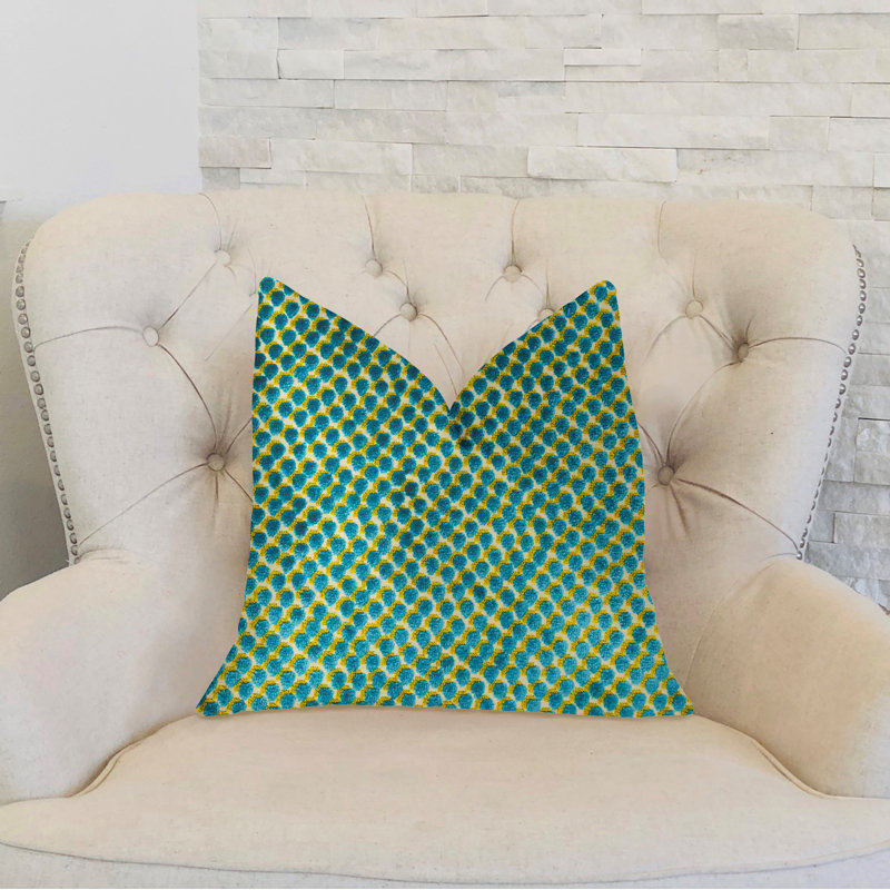 Coussin décoratif Luxury Sea, 24 po x 24 po