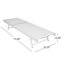 Ensemble de 2 chaises longues d'extérieur à 5 positions réglables