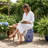 Hellinger Ceramic Accent Stool
