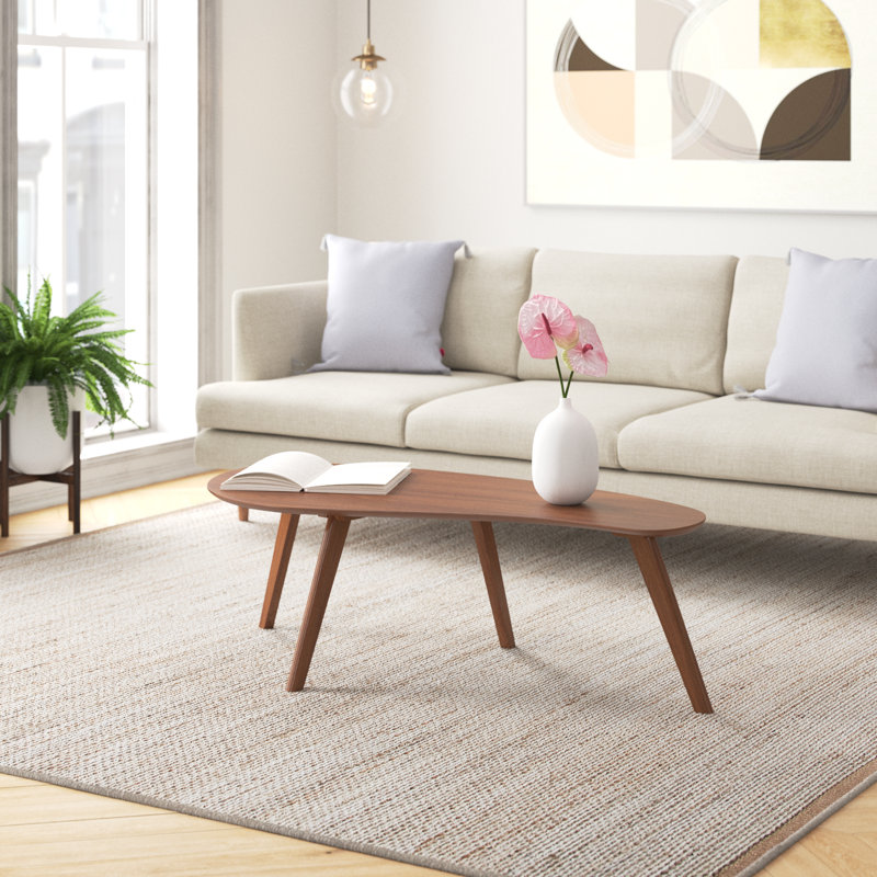 Hadley Coffee Table,  Walnut Top/Walnut Base
