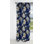 Fleurs indigo foncé au clair de lune II - Rideau floral - Rideau occultant floral - 1 panneau