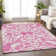 Premium Machine Washable Prisco Blush Rug