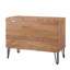 Commode brun doré