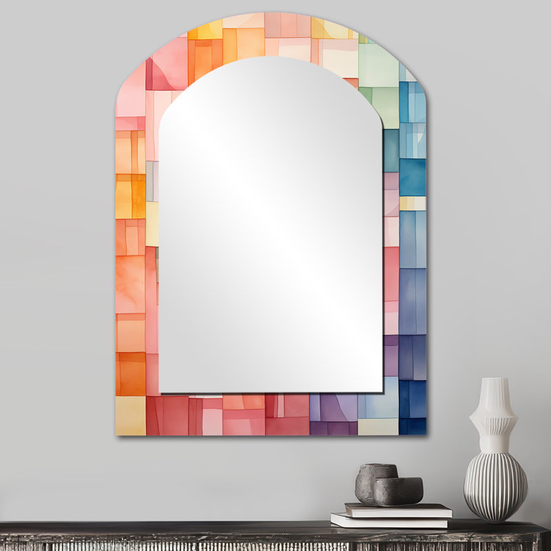Hardedge Pastel Symetry I - Hard Edge, 34 po x 25 po