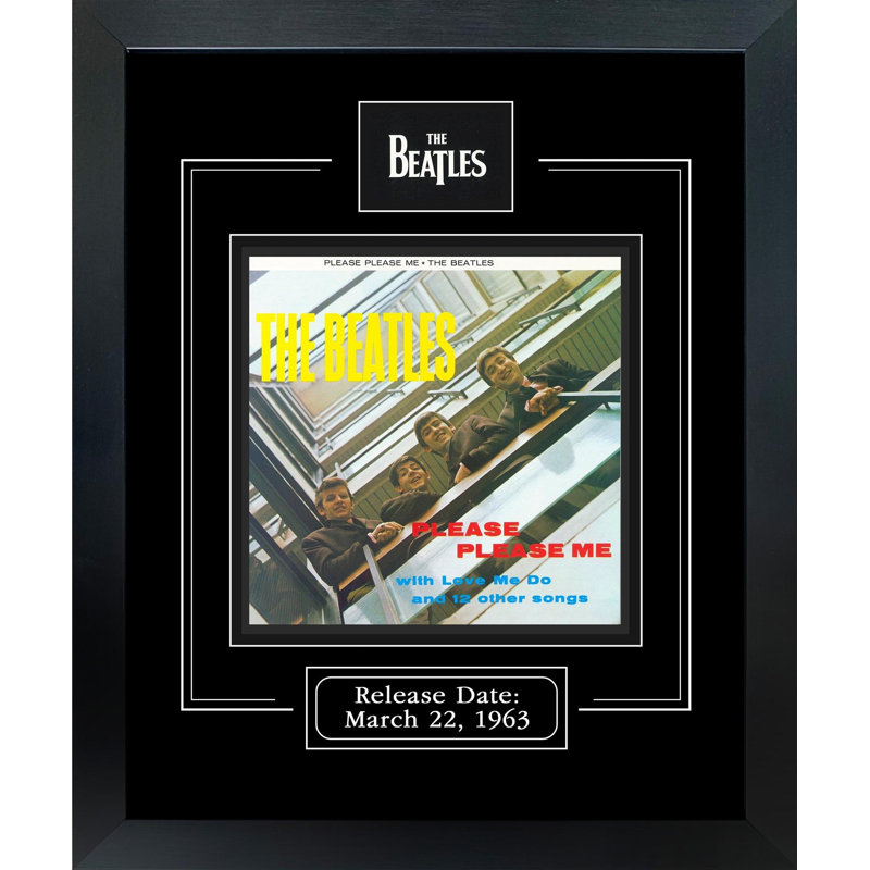 «Veuillez s'il vous plaît moi», impression encadrée de 12,5 x 15 par Beatles 