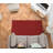 Togut Geometric Tufted Chili Red Area Rug-624618300