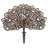 Hand-Painted Decorative Garden Object, 21.0 x 24.0 inches | 100% Metal Construction, Thickness: 0.06 inches | Lightweight at 2.1 lbs, No Assembly Required, Unique Color Variations for a Charming Outdoor Accent-1213040372