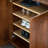 40 - Pair Solid Wood Shoe Storage Cabinet
