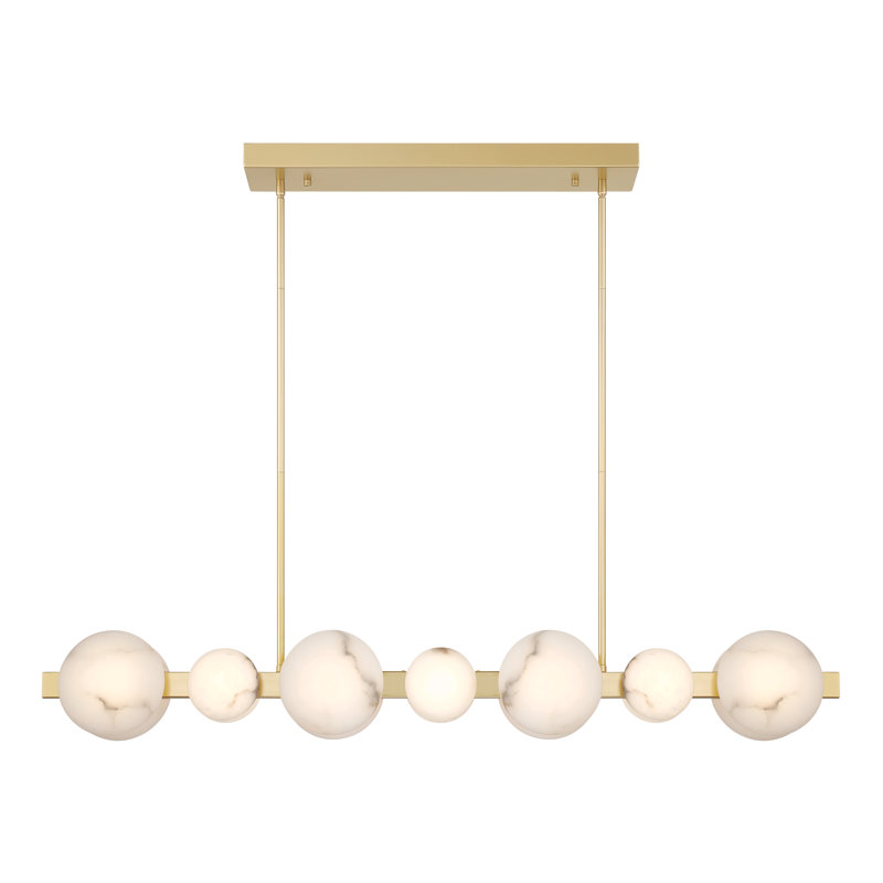 Minka Lavery Zill - 14 Lt Led Island In Lily Gold Finish