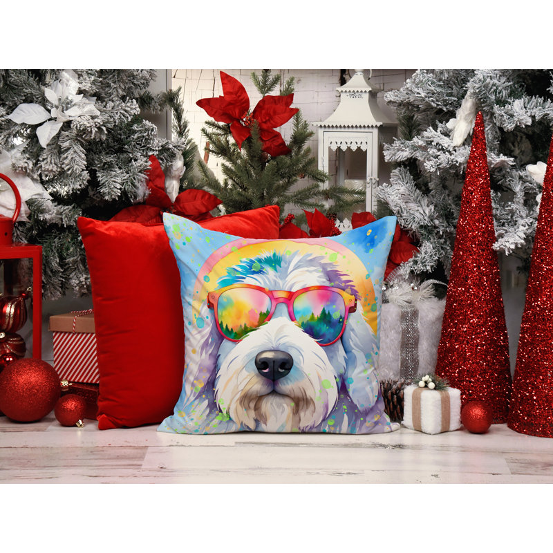  Coussin décoratif intérieur / extérieur en polyester Autre / Sans motif, 18 po x 18 po