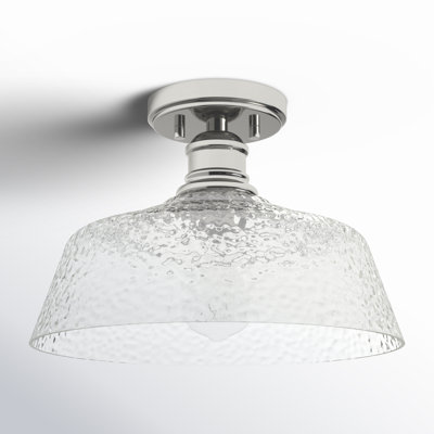 Lindholm Single Light Bronze Semi Flush Mount