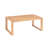 Leidesdorff 48" Solid Wood Rectangular Coffee Table with Scalloped Edges