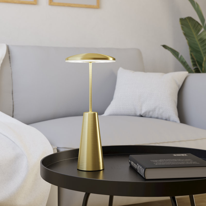 Riner Stainless Steel USB Novelty Lamp, Gold