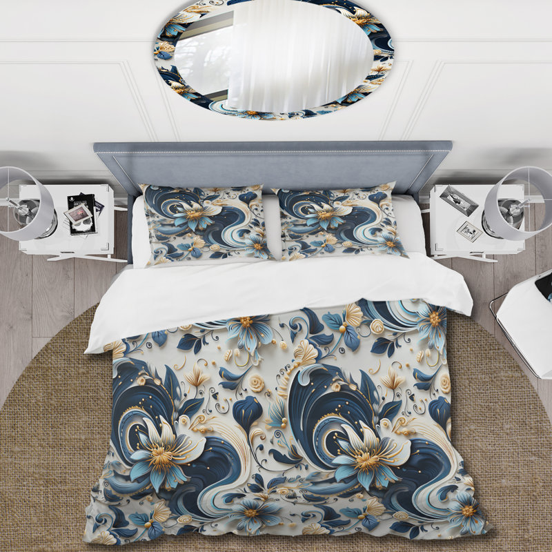 Ensemble de housse de couette à motif cachemire IV, Housse de couette pour très grand lit et 2 très