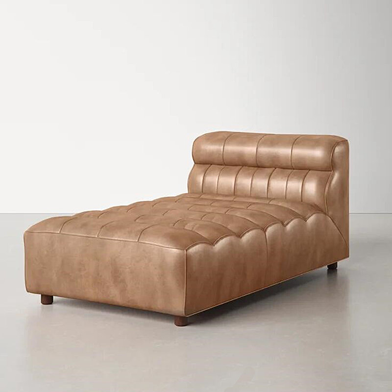 Élégante chaise tendance en pin, Brun jaunâtre