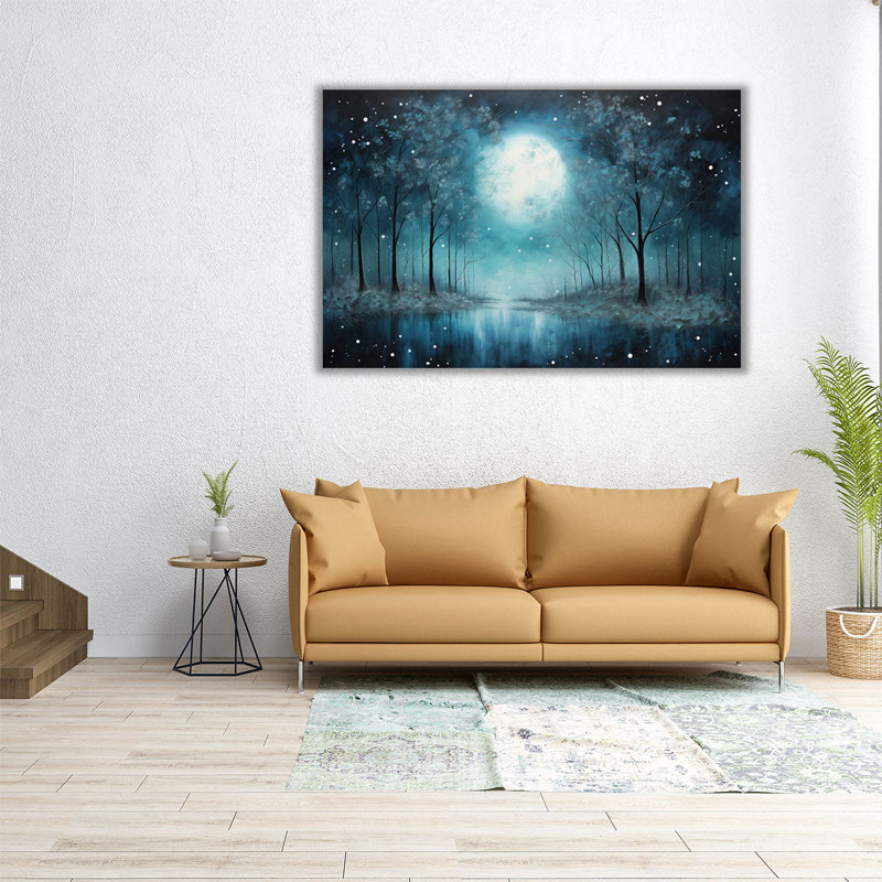 Berceuse lunaire, H 20 po x l 30 po