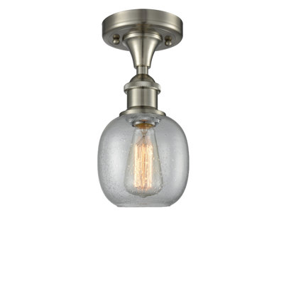 Plafonnier semi-encastré sphérique 1 lumière Carlucci