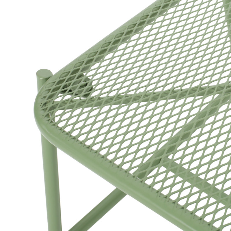 Table d'appoint Kincaid, Vert, 13.25" H x 19.5" W x 18" D