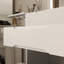 Bureau de coiffeuse 3 en 1 avec miroir rabattable et table d'appoint pliable