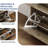 Hidden Shoe Cabinet With 3 Flip Drop-Down Door White & Oak-1894525359
