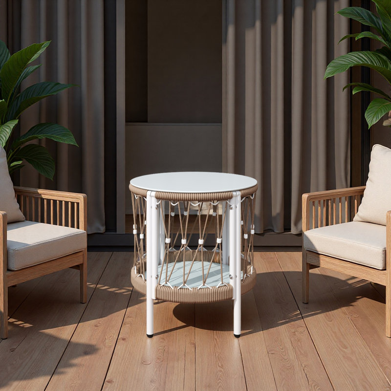 Table d'appoint d'extérieur 17,32 po Bohemian Garden