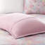 Literie imprimée métallique simple / simple TG avec coussin - textile ultra doux et résistant à l'édredon