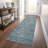 Machine Washable Indoor/Outdoor Cicel ACN1155 Teal Rug-100248163