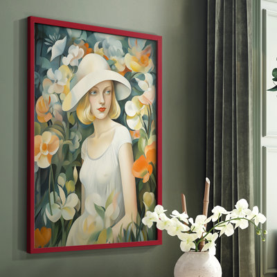 WOMEN Series DLI  -Premium Framed Print -Ready to Hang - No Nails Required