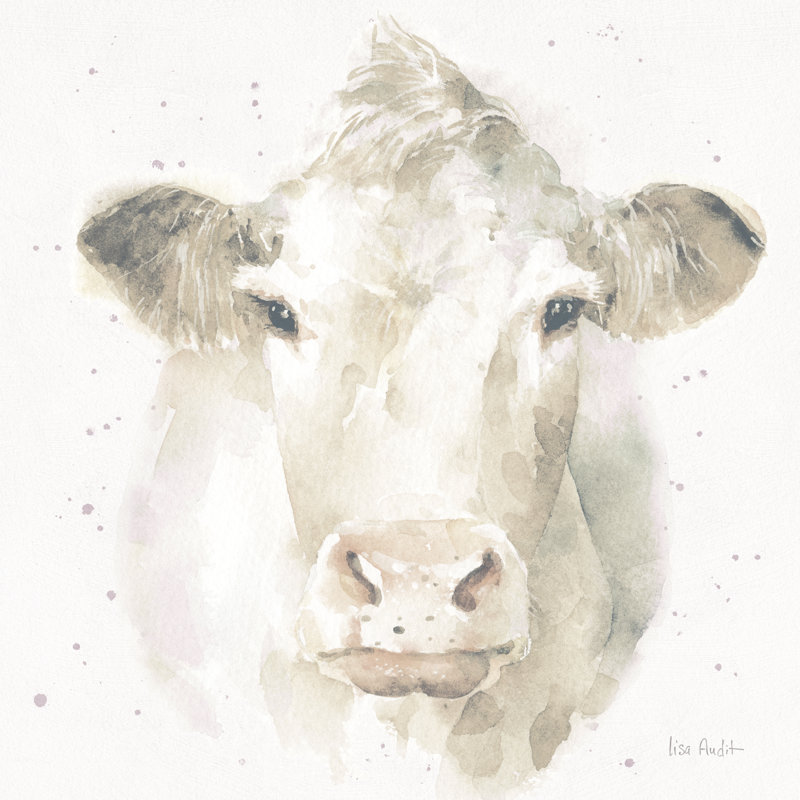 «Farm Friends II Neutral» par Lisa Audit, reproduction d'art sur toile tendue, H 20 po x l 20 po