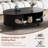 Oval Coffee Table With Storage-263621686