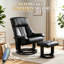 Fauteuil inclinable pivotant avec repose-pieds