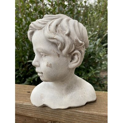 Geraint Cement Boy Garden Statue -  Charlton Home®, 0AA5CEABB98C421D87E3802C2A401914