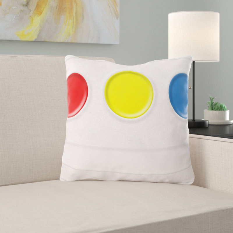 Housse et insert de coussin extérieur Wilke Paint, Microsuède, Intérieur