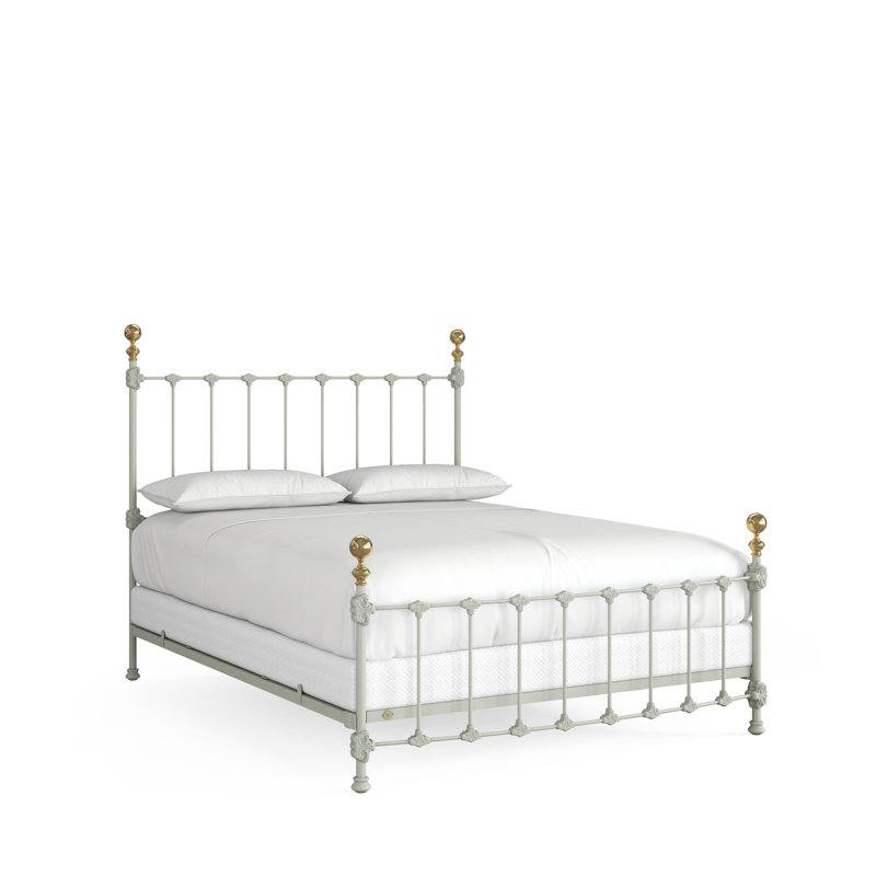 151 Palatial Bed | Complete Standard, California King, Gunmetal/Antique Gold