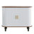 39" Modern Fluted Bar Cabinet with Storage Drawer & Hidden Side Compartments-129194101